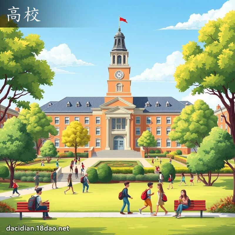 高校 - 國語大辭典配圖