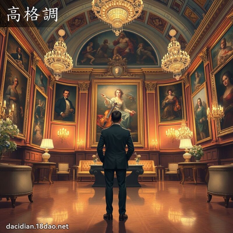 高格调 - 国语大辞典配图