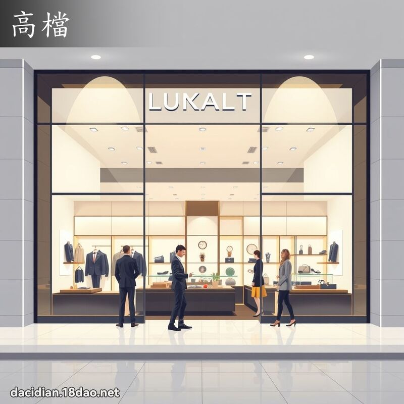 词语: 高档 (多意词)