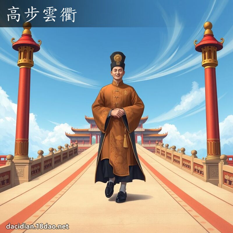 高步云衢 - 国语大辞典配图