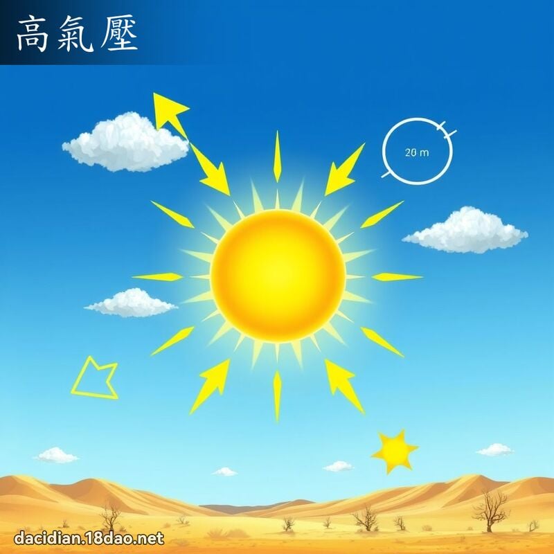 高氣壓 - 國語大辭典配圖