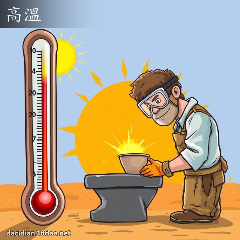 高温 - 国语大辞典配图