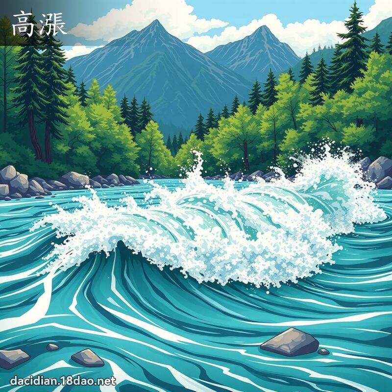 高涨 - 国语大辞典配图