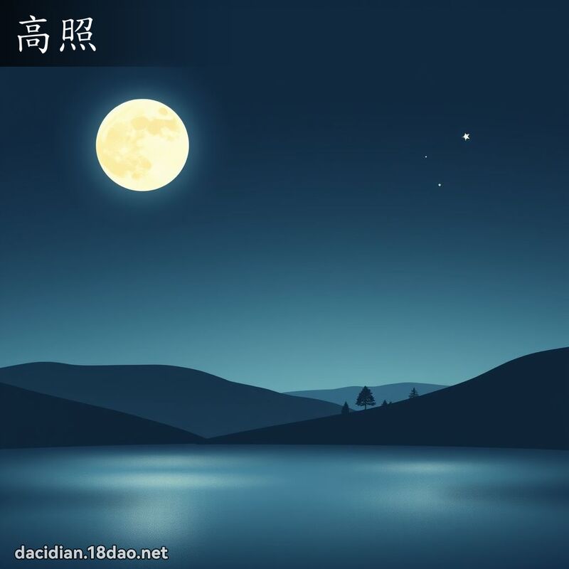 高照 - 國語大辭典配圖