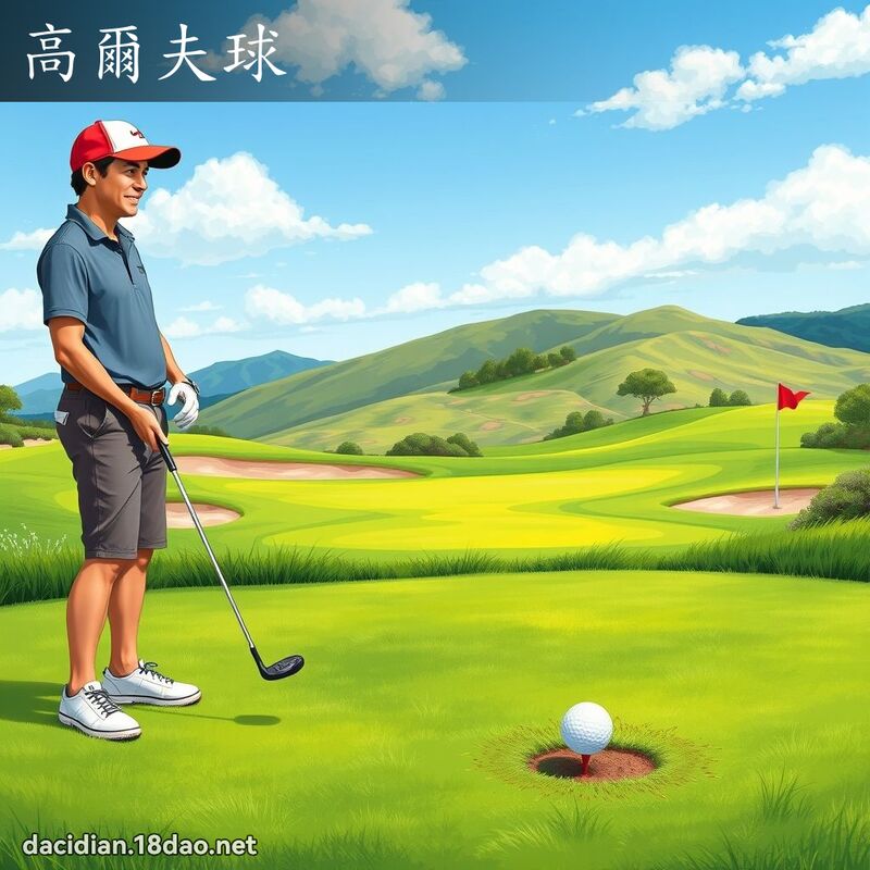 高爾夫球 - 國語大辭典配圖