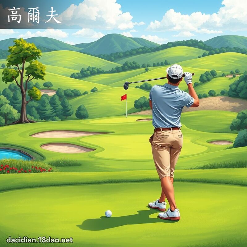 高爾夫 - 國語大辭典配圖