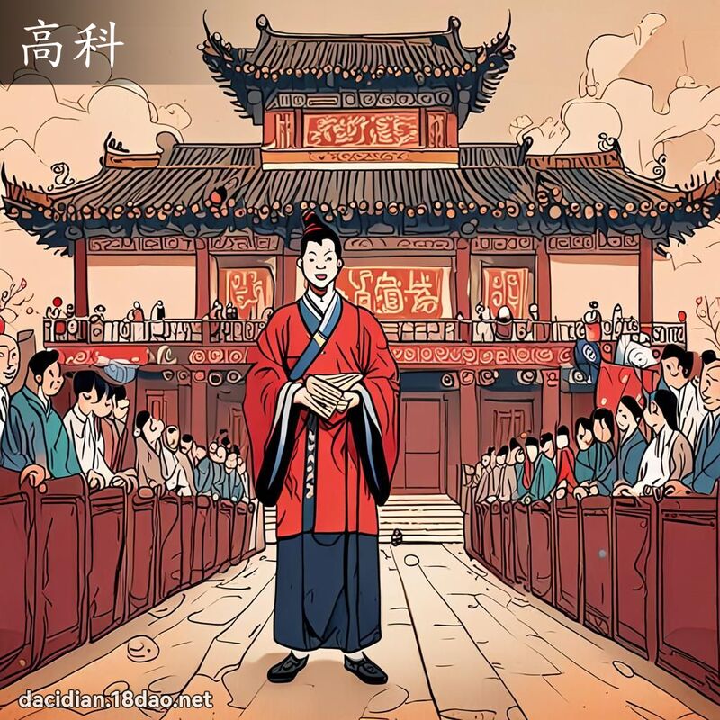 高科 - 國語大辭典配圖