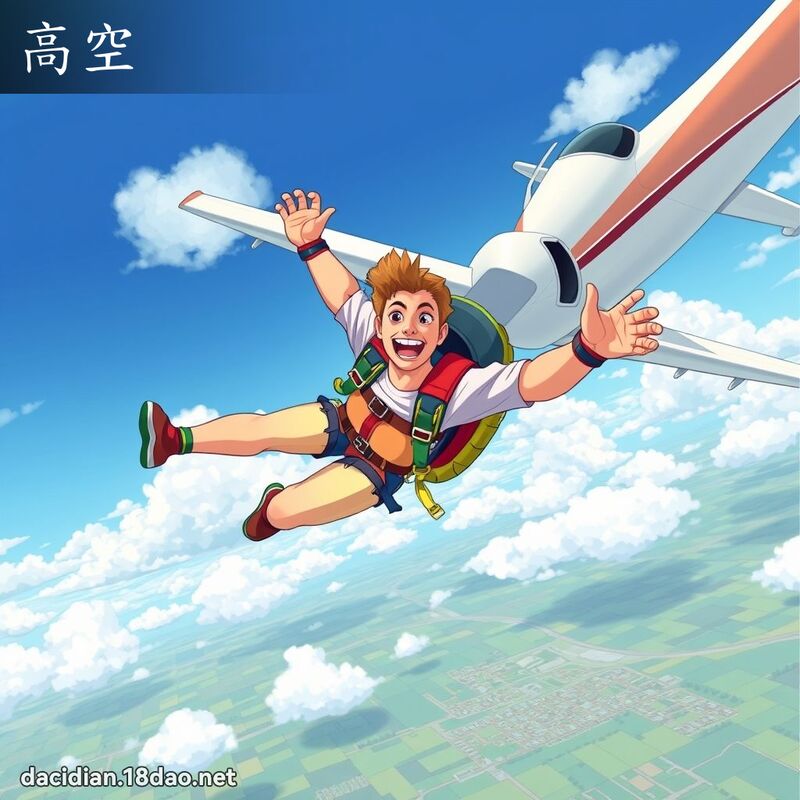 高空 - 國語大辭典配圖