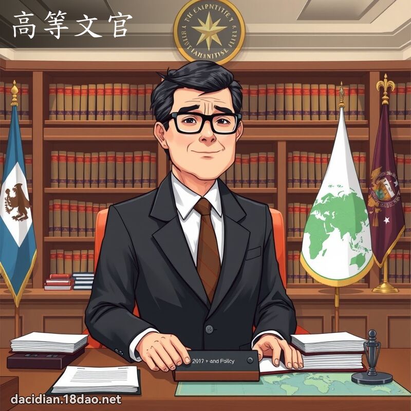 高等文官 - 国语大辞典配图