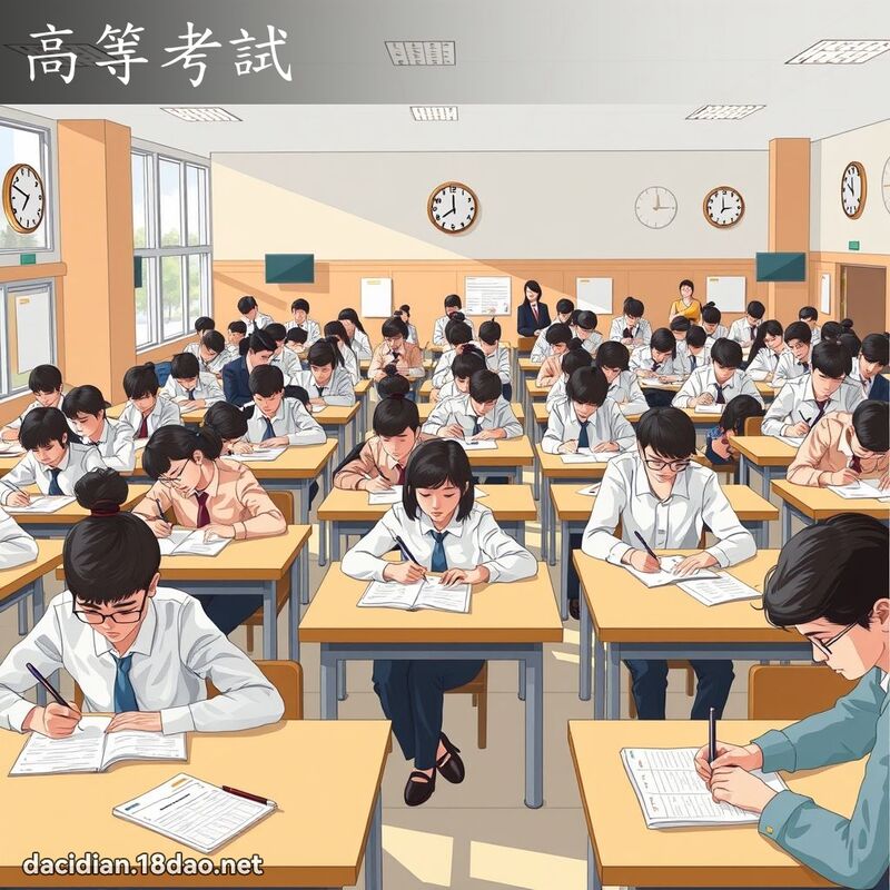 高等考試 - 國語大辭典配圖
