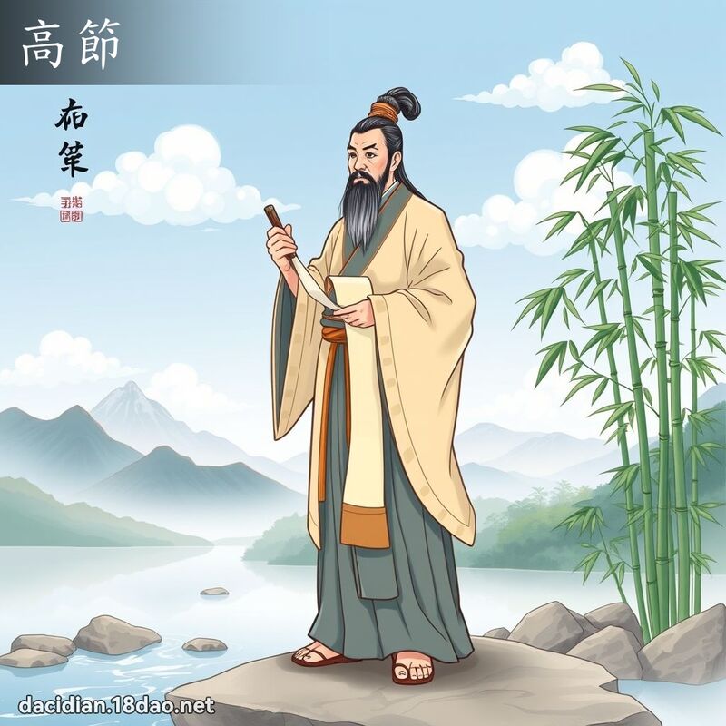 高节 - 国语大辞典配图