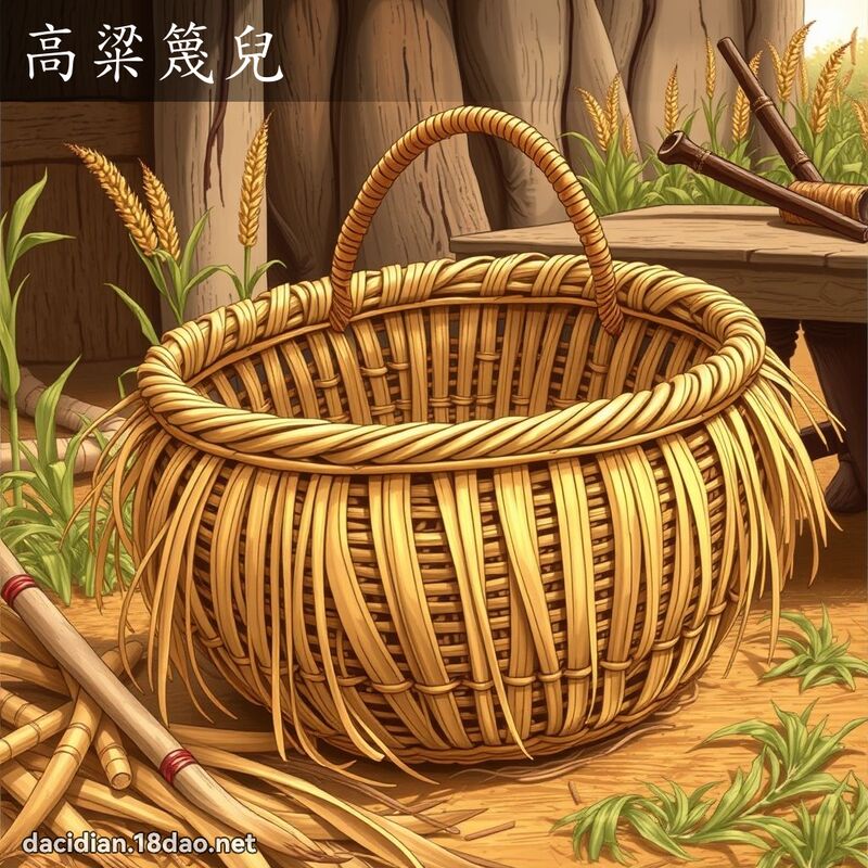 高粱篾儿 - 国语大辞典配图