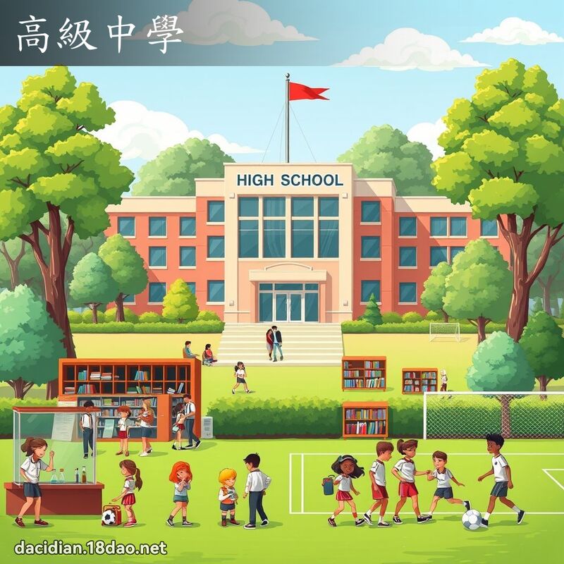 高級中學 - 國語大辭典配圖