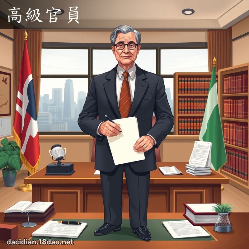 高級官員 - 國語大辭典配圖