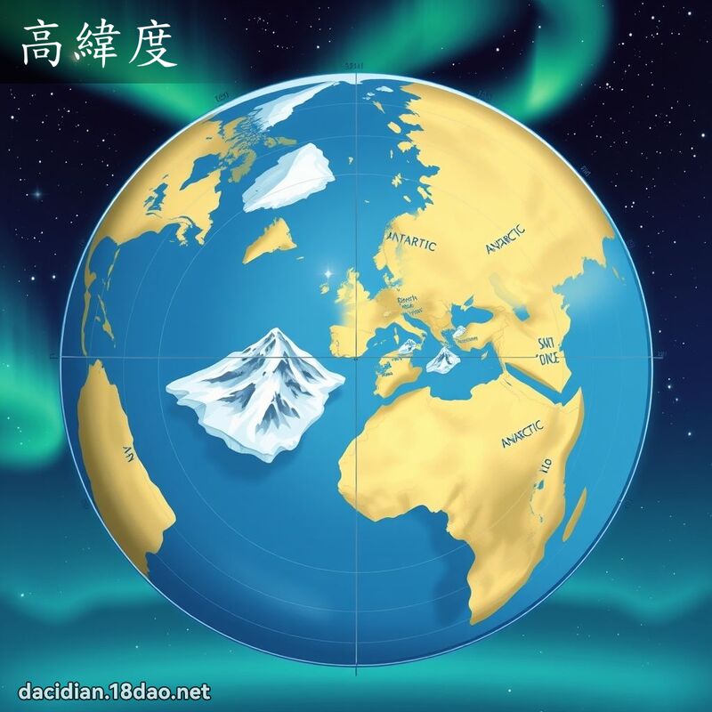 高纬度 - 国语大辞典配图