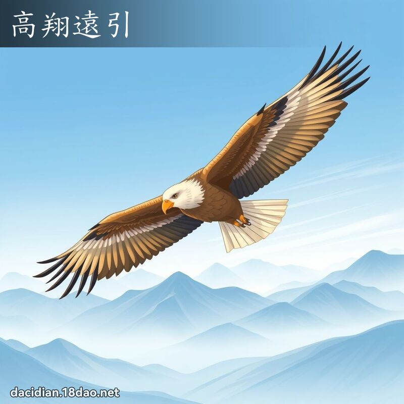 高翔遠引 - 國語大辭典配圖