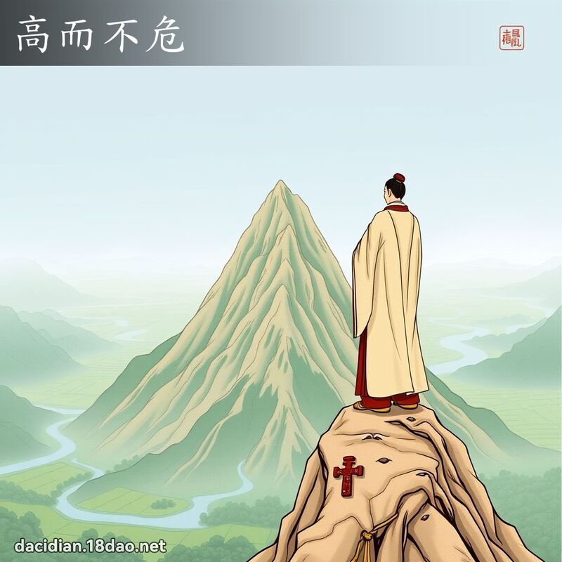 高而不危 - 国语大辞典配图