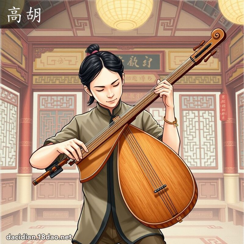 高胡 - 國語大辭典配圖