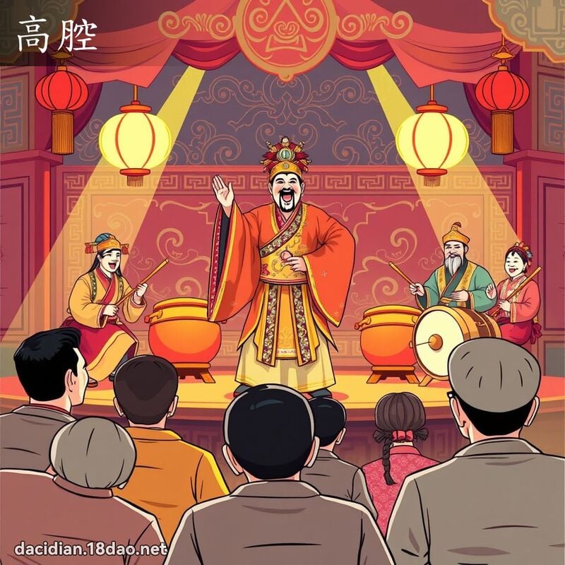 高腔 - 国语大辞典配图