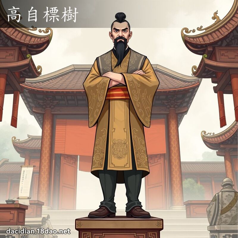 高自標樹 - 國語大辭典配圖