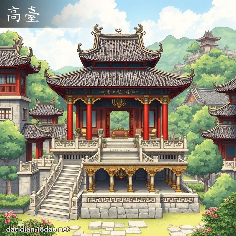 高臺 - 國語大辭典配圖