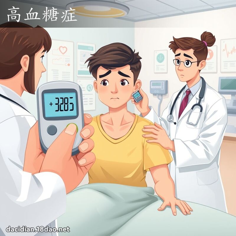 高血糖症 - 国语大辞典配图