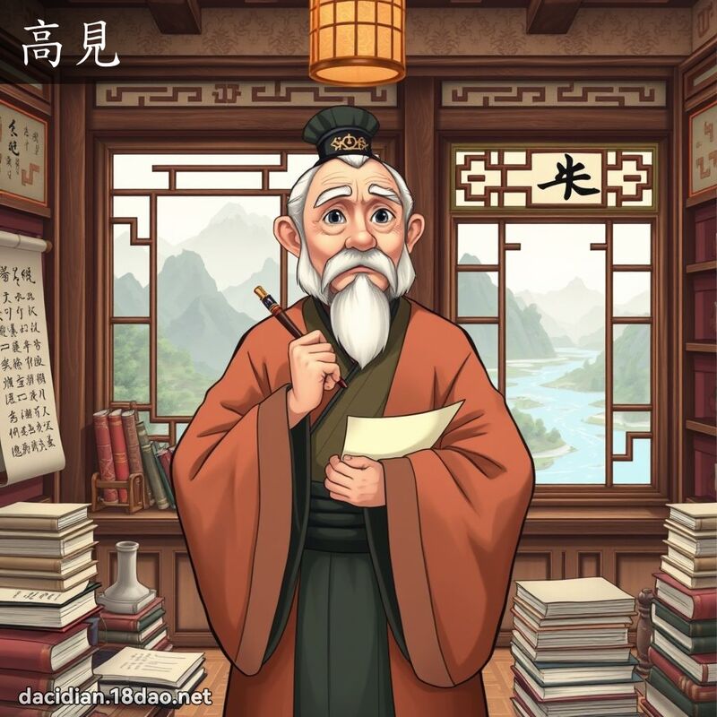 高見 - 國語大辭典配圖