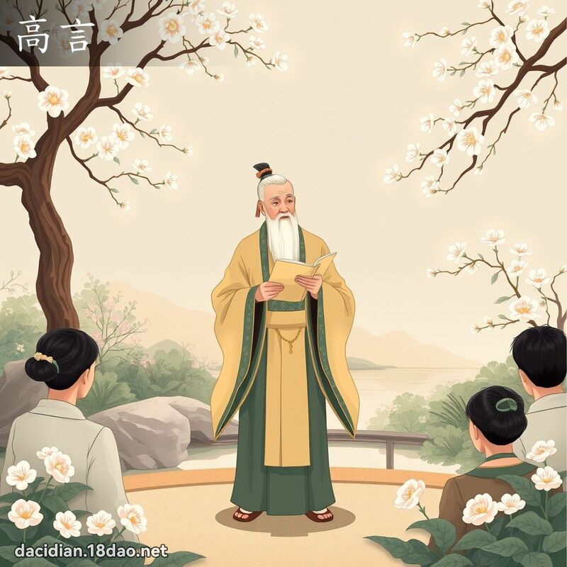 高言 - 国语大辞典配图