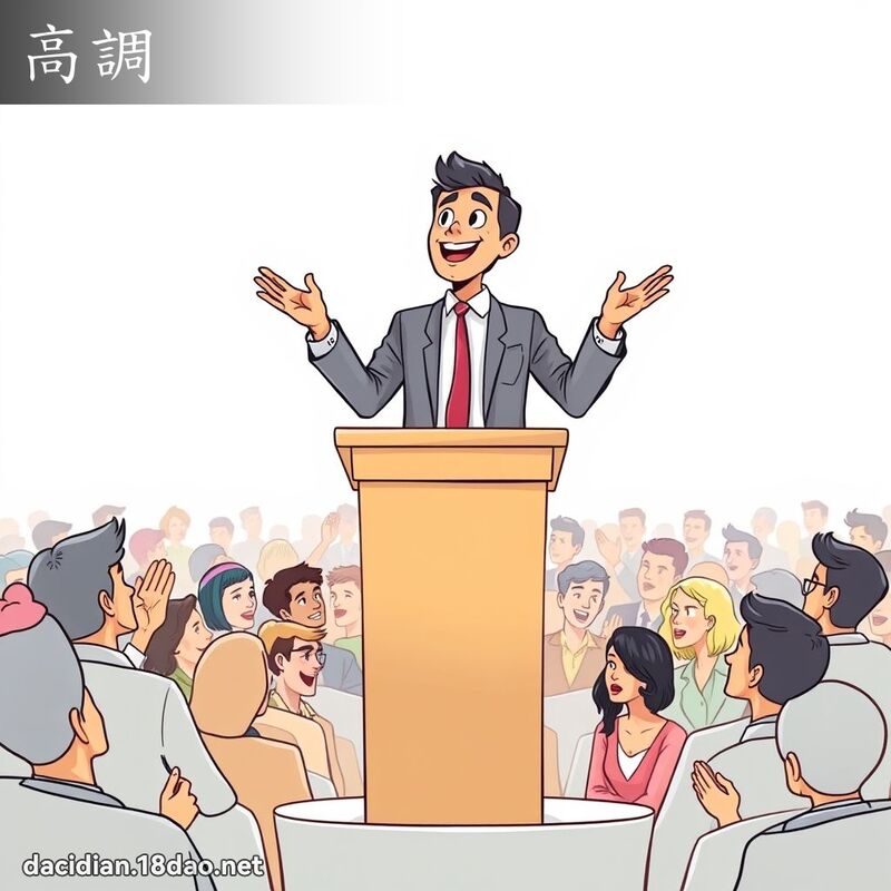 詞語: 高調 (多意詞)