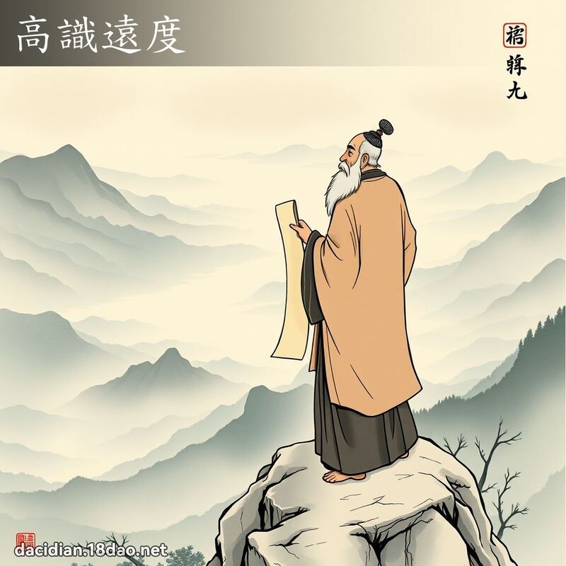 高识远度 - 国语大辞典配图