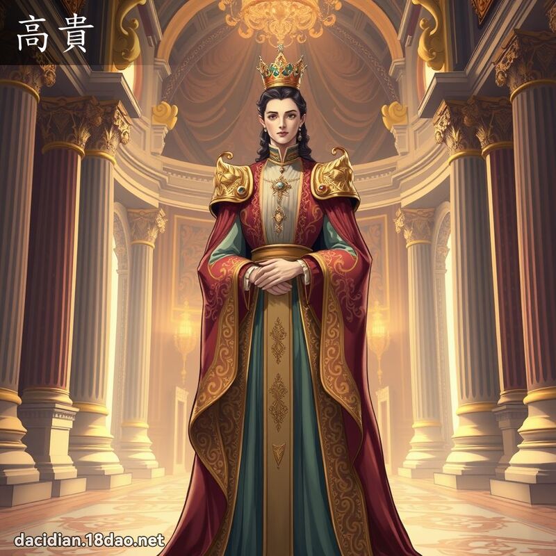 高贵 - 国语大辞典配图