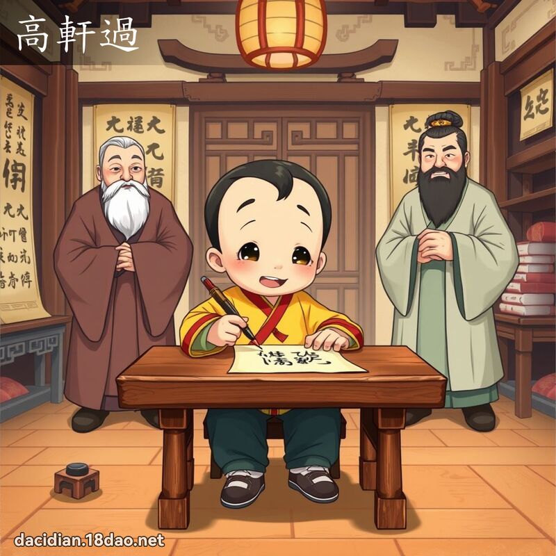 高轩过 - 国语大辞典配图