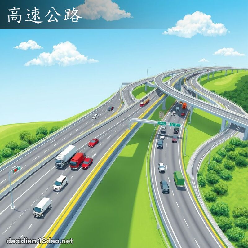 高速公路 - 国语大辞典配图