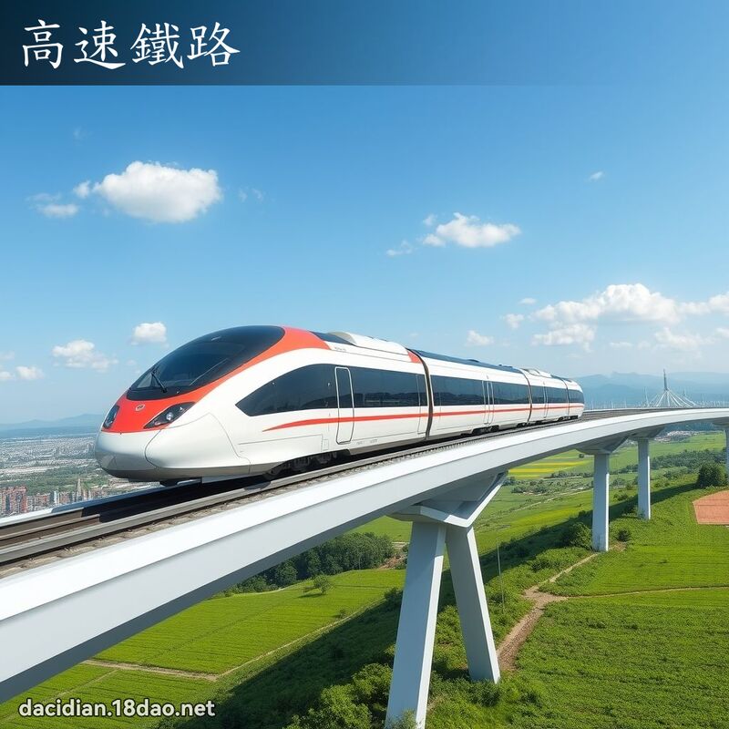 高速鐵路 - 國語大辭典配圖