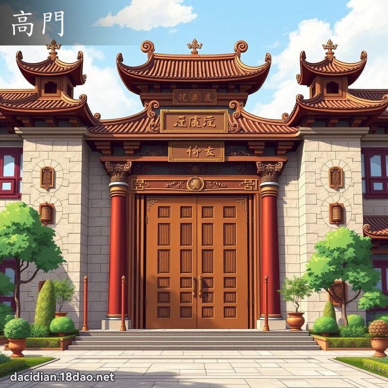 高門 - 國語大辭典配圖