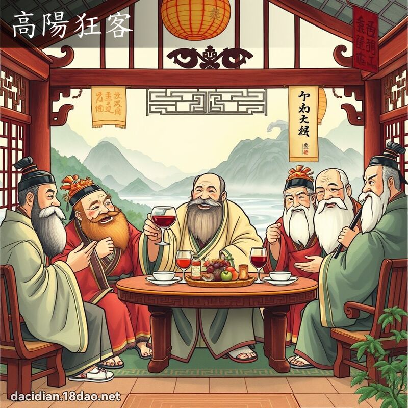高阳狂客 - 国语大辞典配图