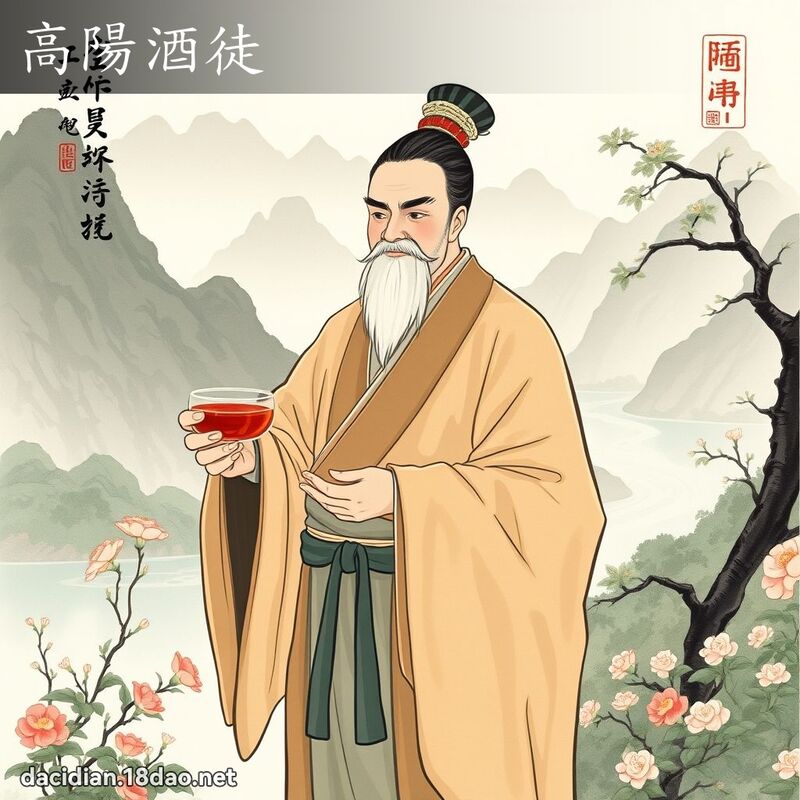 高陽酒徒 - 國語大辭典配圖