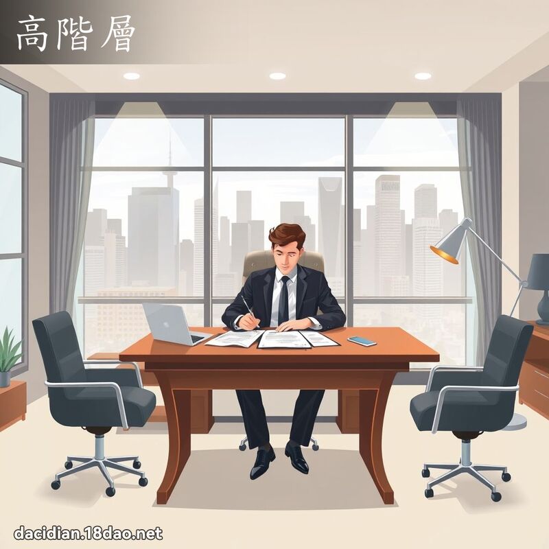 高階層 - 國語大辭典配圖