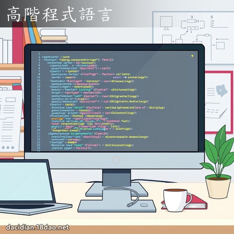 高階程式語言 - 國語大辭典配圖