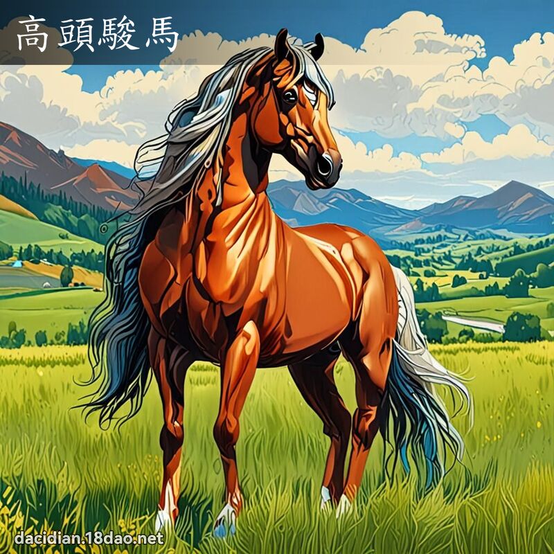 高头骏马 - 国语大辞典配图
