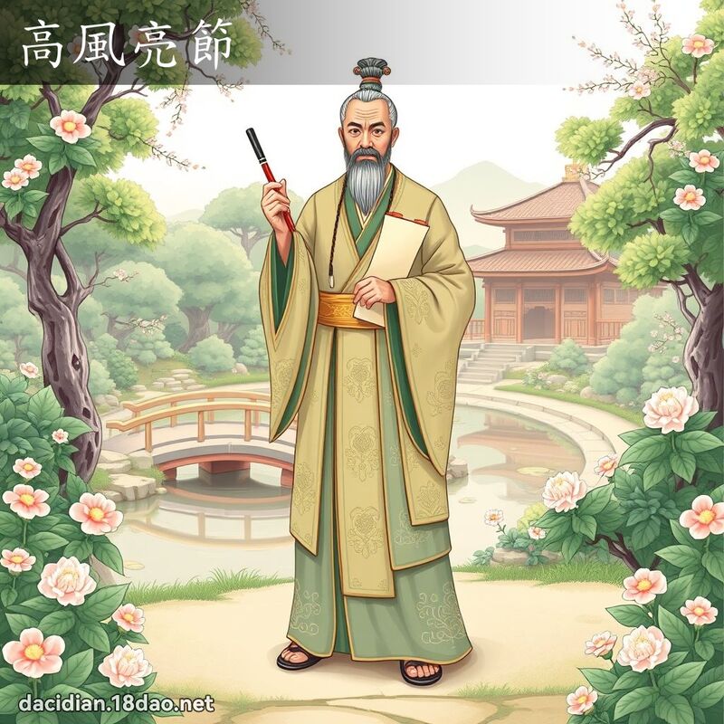 高風亮節 - 國語大辭典配圖