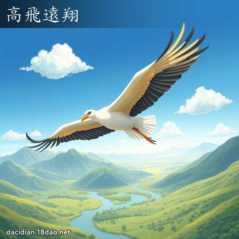 高飞远翔 - 国语大辞典配图