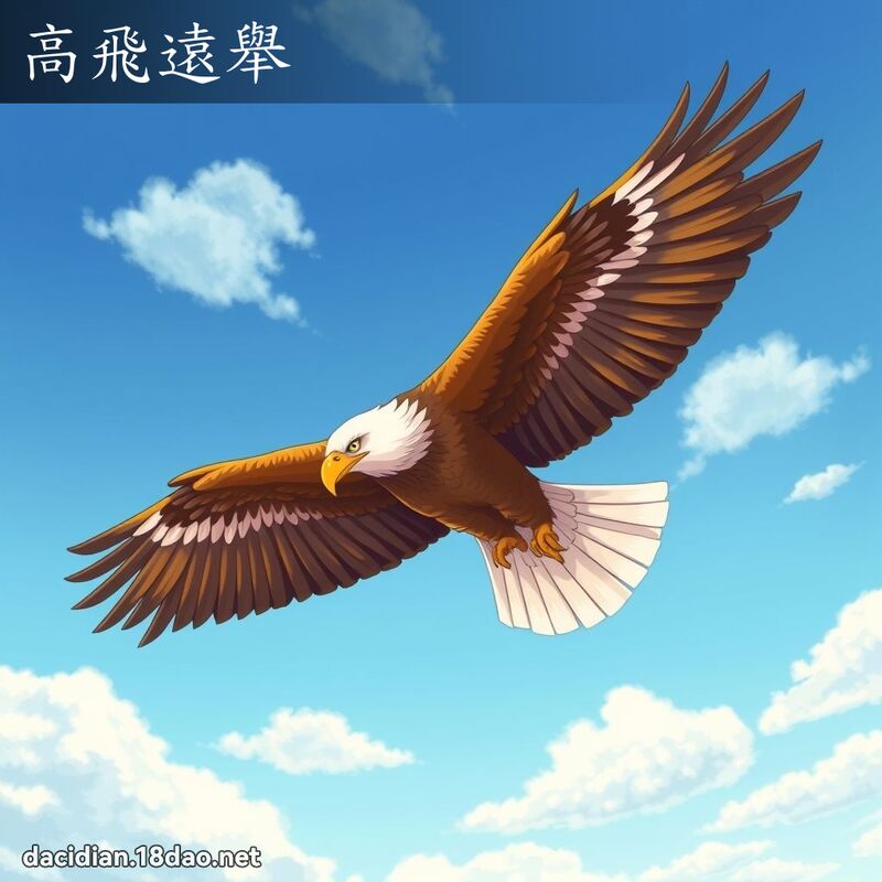 高飞远举 - 国语大辞典配图