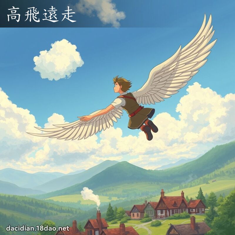 高飞远走 - 国语大辞典配图