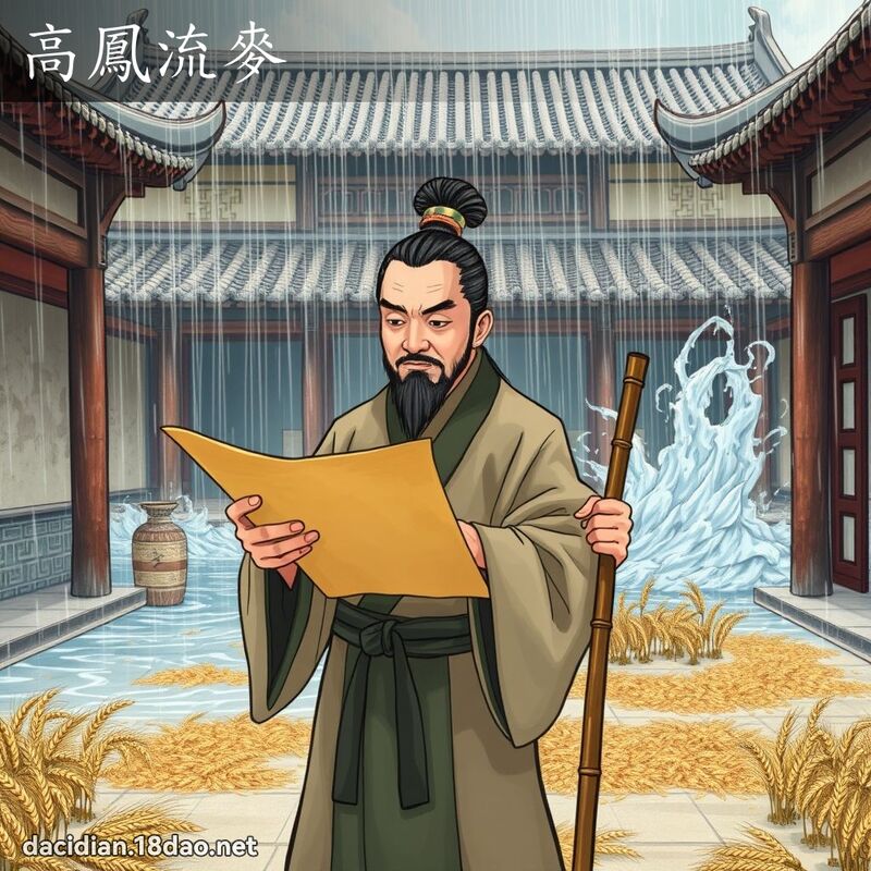 高鳳流麥 - 國語大辭典配圖