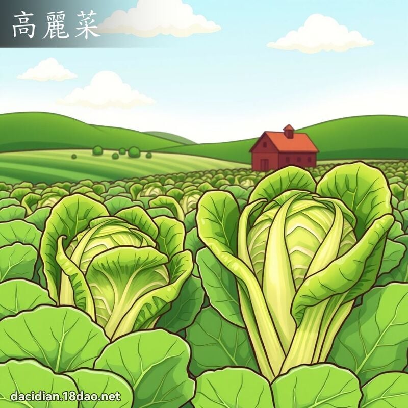 高麗菜 - 國語大辭典配圖