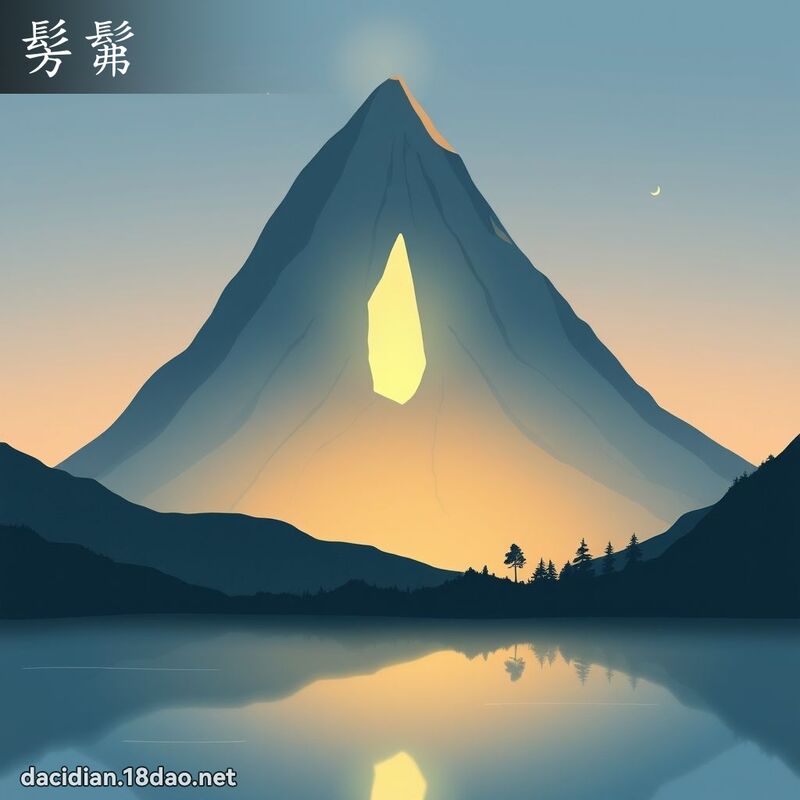 髣髴 - 國語大辭典配圖