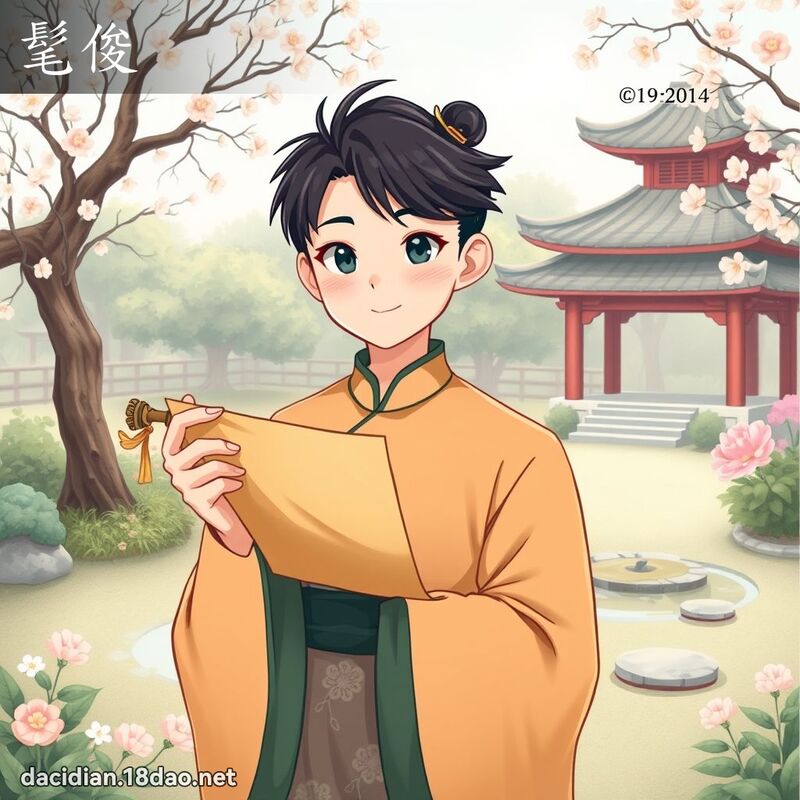 髦俊 - 国语大辞典配图