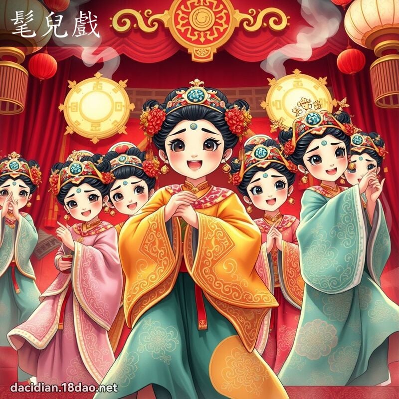 髦儿戏 - 国语大辞典配图