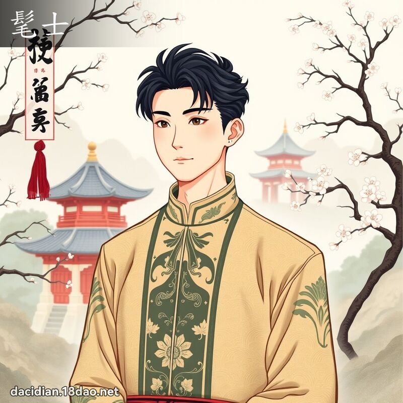 髦士 - 国语大辞典配图